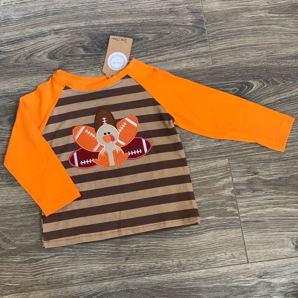 NWT Baby/toddler boy Thanksgiving shirt